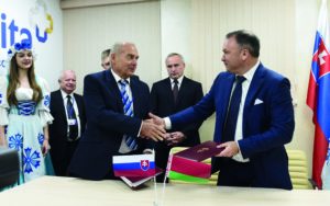 R. Fico a T. Jurik v Bielorusku